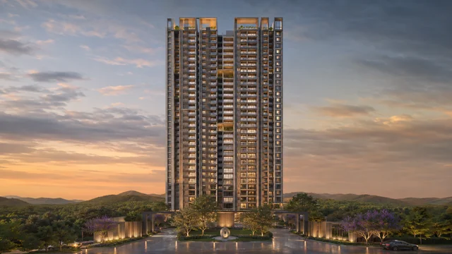 Bren Ananta tower render - premium 3 BHK community on Kanakapura Road